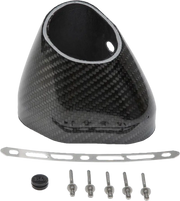 YOSHIMURA End Cap Kit Left Side R77 Lh Cf Slash Cut