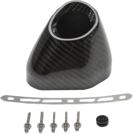 YOSHIMURA End Cap Kit Right Side R77 Rh Cf Slash Cut