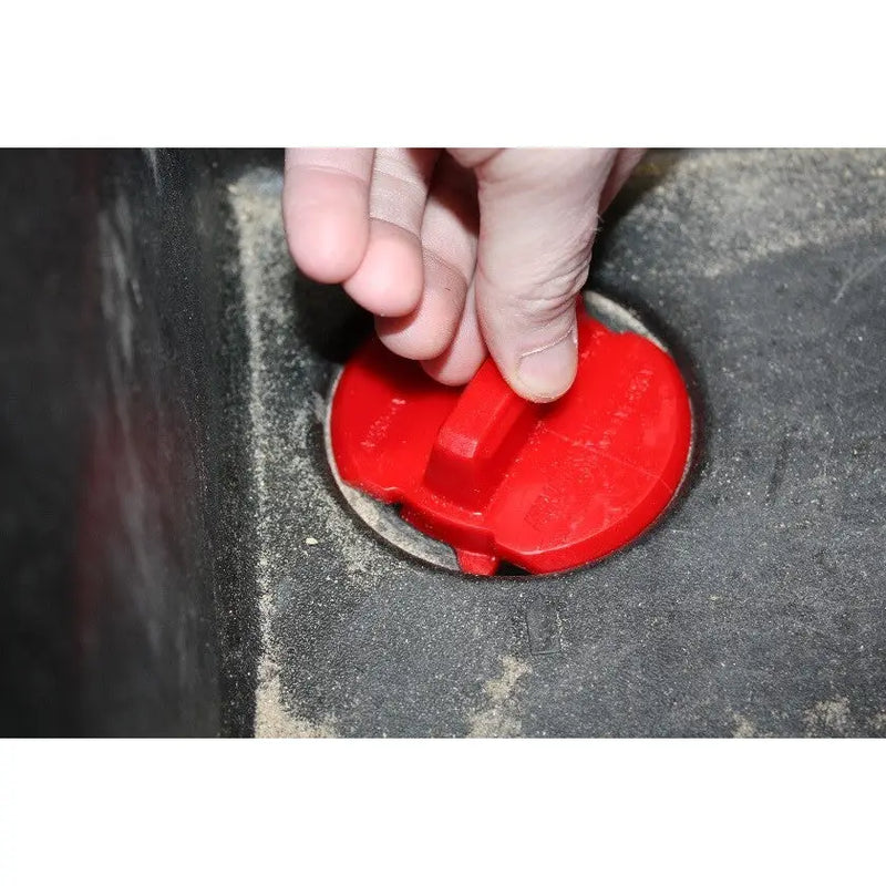 Energy Susp. Footwell Drain Plug Kit Body 70.7021R - Red