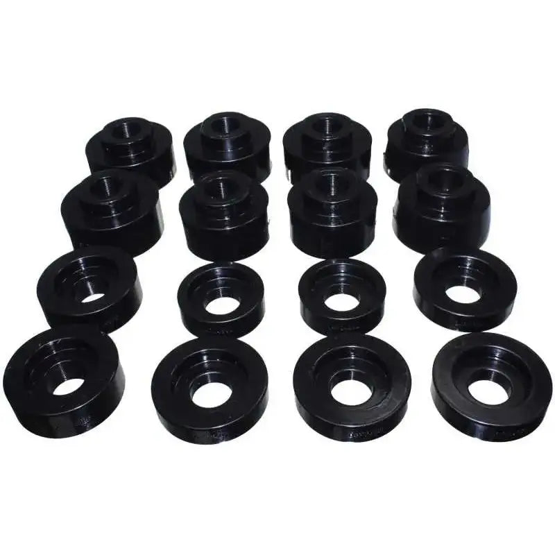 Energy Suspension Energy Suspension 08-16 Ford F-250/F-350/F-450/F-550 Super Duty Crew Cab Black Body Mount Set