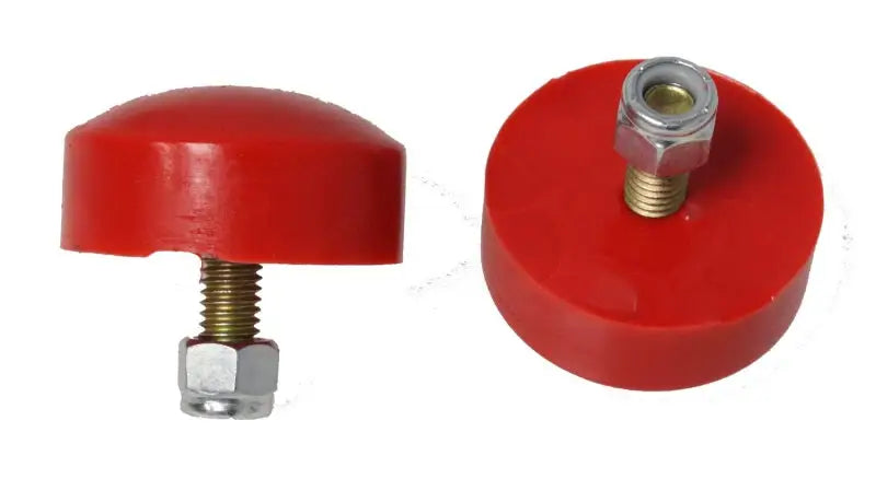 Energy Suspension 1in Tall Buttonhead Bump Stop - Red - Truck & Automotive