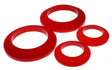 Energy Suspension 79-04 Ford Mustang SVO Red Rear Spring Upper & Lower Isolator Set - Truck Automotive