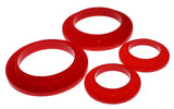 Energy Suspension 79-04 Ford Mustang SVO Red Rear Spring Upper & Lower Isolator Set - Truck Automotive