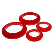 Energy Suspension 79-04 Ford Mustang SVO Red Rear Spring Upper & Lower Isolator Set - Truck Automotive