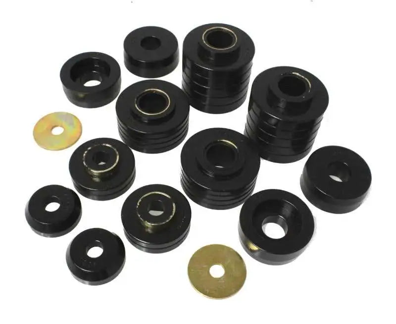 Energy Suspension 80-98 Ford F250/F350 / 80-92 Ford F100/F150 / 85-98 Ford F450 Black Body Mount Set 