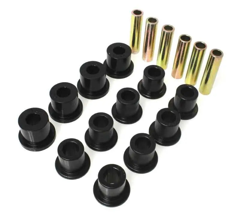 Energy Suspension Energy Suspension 87-96 Jeep Wrangler Black Front/Rear Spring and Shackle Bushing