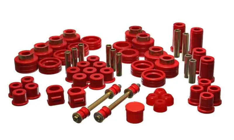 Energy Suspension Energy Suspension 88-98 Chevy/GMC 4WD Red Hyper-flex Master Bushing Set