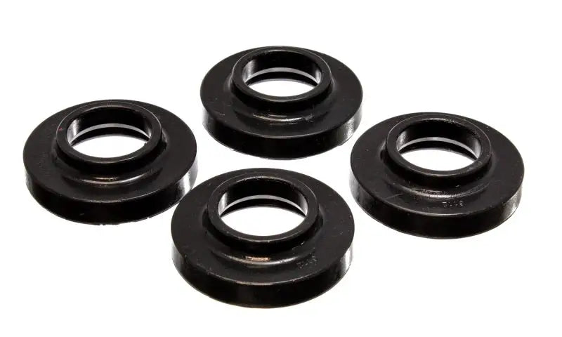 Energy Suspension 97-06 Jeep Wrangler TJ / 84-01 Cherokee Black Front or Rear Coil Lift Isolator Set - Truck &