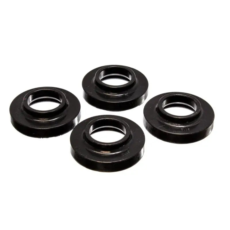 Energy Suspension 2.6103G Energy Suspension 97-06 Jeep Wrangler TJ / 84-01 Cherokee Black Front or Rear Coil Lift Isolator Set