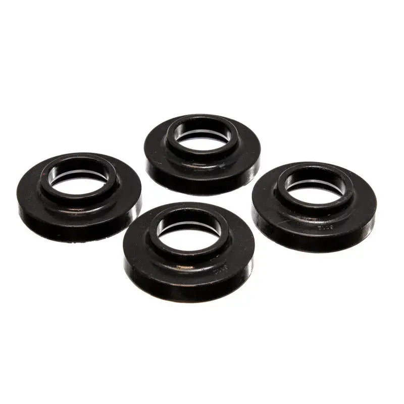 Energy Suspension 2.6103G Energy Suspension 97-06 Jeep Wrangler TJ / 84-01 Cherokee Black Front or Rear Coil Lift Isolator Set