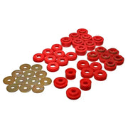 Energy Suspension Chevrolet 4 door Red Body Mounts (Recommended for Police/Taxi/Race) - Truck & Automotive