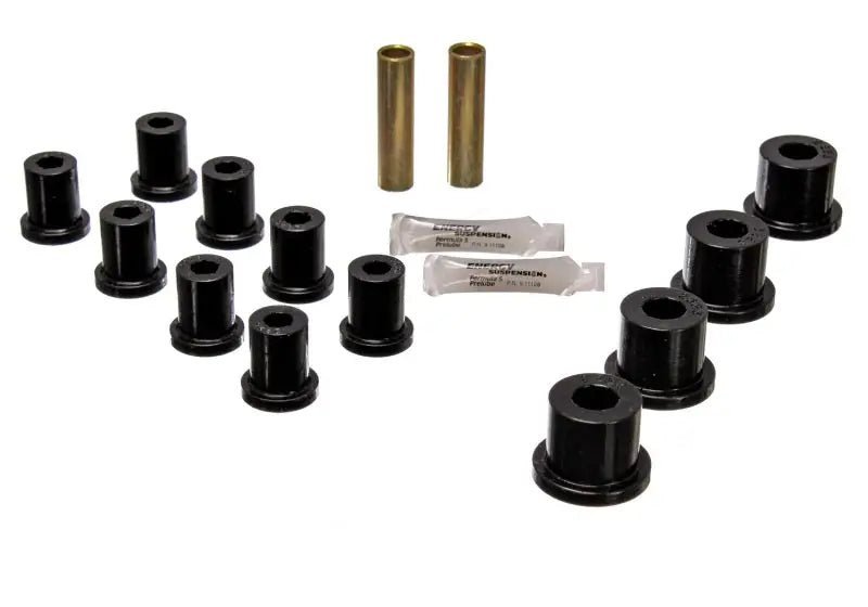 Energy Suspension Jeep Spring Bushing Set - Black - Truck & Automotive