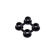 Black plastic quad bushing for brake pedal and suspension shifter from Energy Suspension