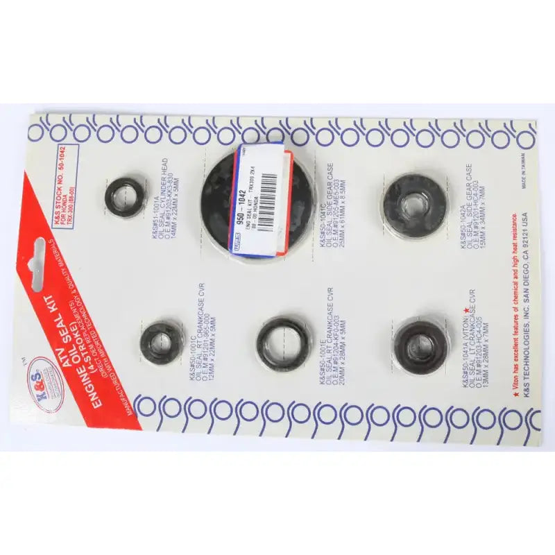 K&S Engine Oil Seal Kit for Powersports