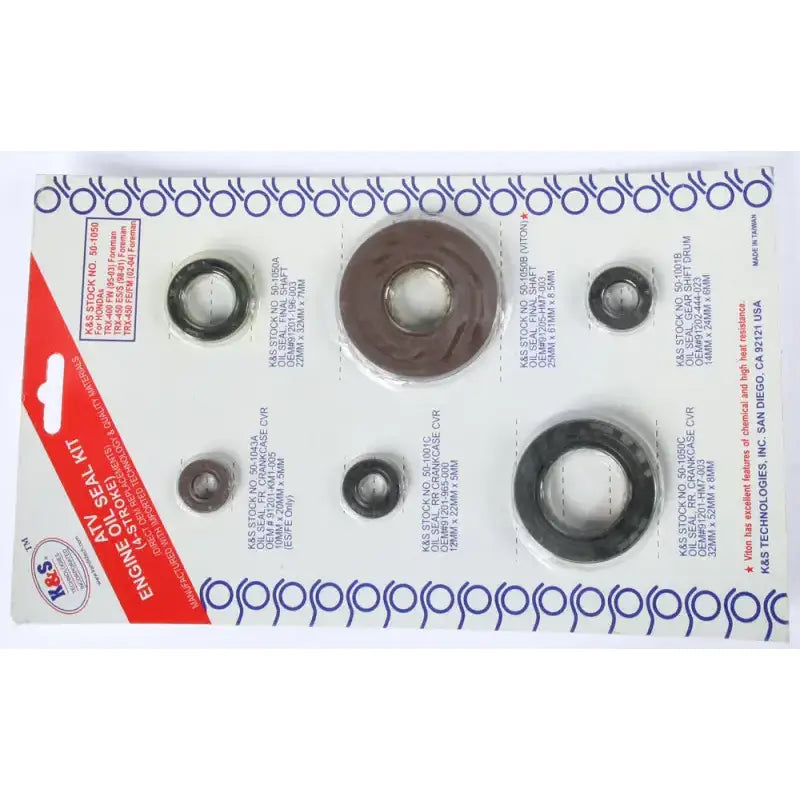 K&S Engine Oil Seal Kit for Powersports