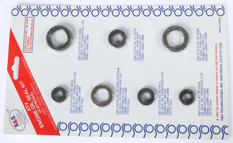 K&S Engine Oil Seal Kit for Powersports