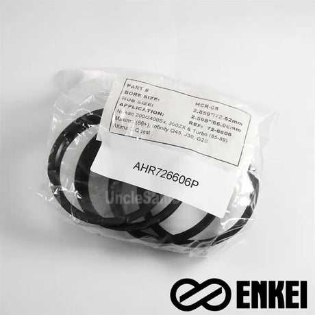 Wheel hub rings in packaging for Enkei 4 Pk OD 72.62 ID 66.06 AHR726606P RV parts & accessories
