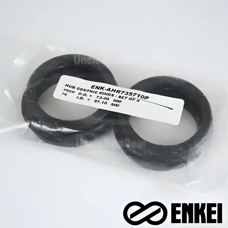 Enkei 4 Pk OD 73 ID 57.06 Hub Rings - AHR735710P - Wheel and Tire Accessories
