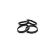 Enkei 72.62mm OD 56.1mm ID Plastic Hub Rings - 4 Pack - AHR725610P - Wheel and Tire Accessories