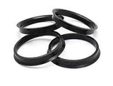 Enkei 72.62mm OD 60.10mm ID Plastic Hub Rings - 4 Pack - AHR726010P - Wheel and Tire Accessories