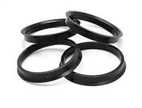 Enkei 72.62mm OD 60.10mm ID Plastic Hub Rings - 4 Pack - AHR726010P - Wheel and Tire Accessories