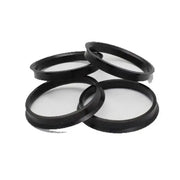 Enkei 72.62mm OD 60.10mm ID Plastic Hub Rings - 4 Pack - AHR726010P - Wheel and Tire Accessories