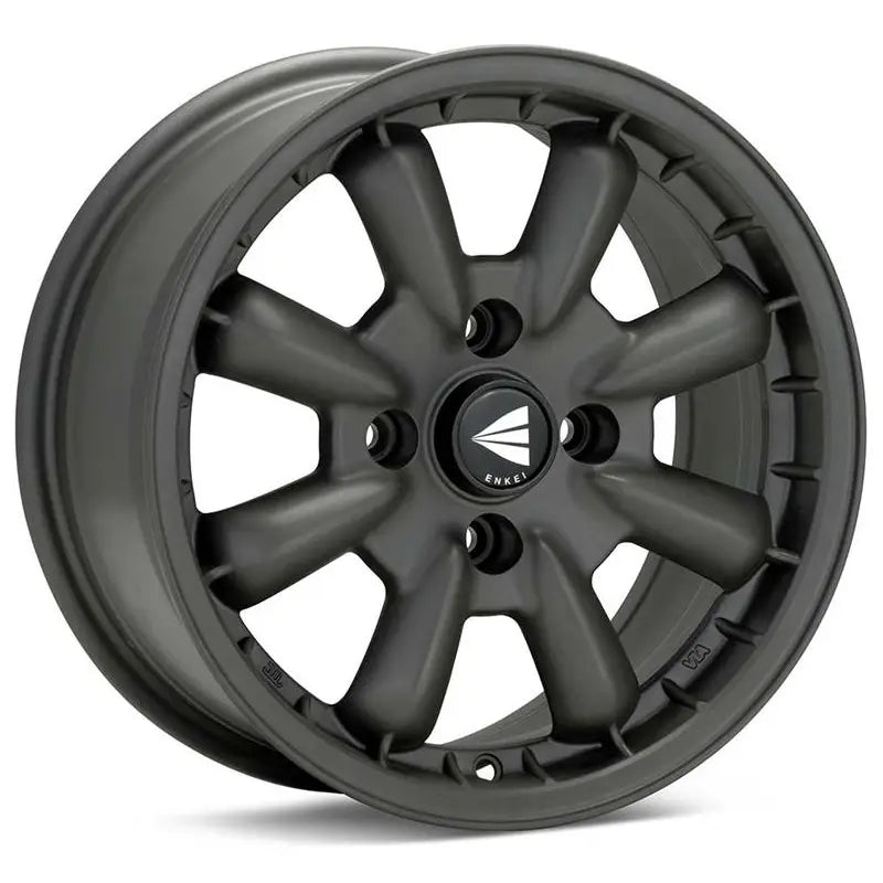 Enkei 477-580-4800GM Enkei Compe 15x8 0mm Offset 4x114.3 Bolt Pattern 72.6mm Bore Dia Matte Gunmetal Wheel