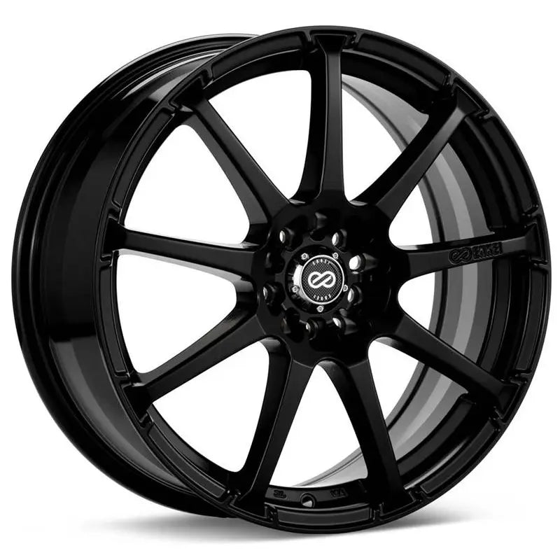 Enkei 441-565-0238BK Enkei EDR9 15x6.5 5x100/114.3 38mm offset 72.6 Bore Diameter Black Wheel