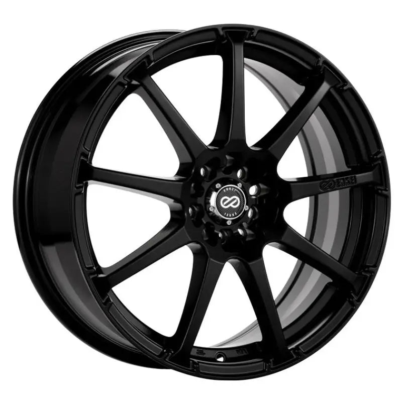 Enkei 441-565-0238BK Enkei EDR9 15x6.5 5x100/114.3 38mm offset 72.6 Bore Diameter Black Wheel