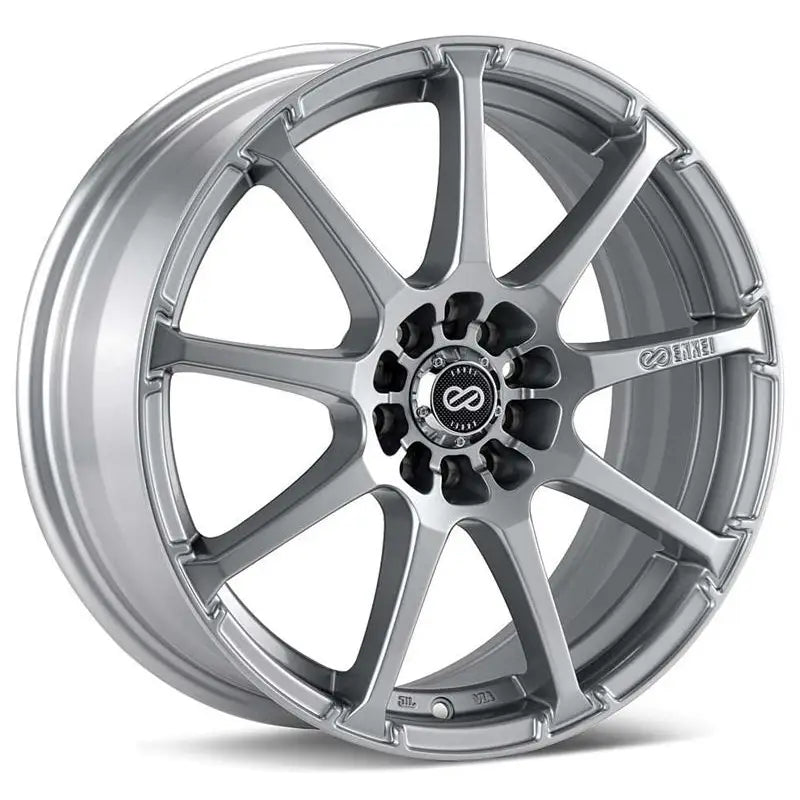 Enkei 441-565-0238BK Enkei EDR9 15x6.5 5x100/114.3 38mm offset 72.6 Bore Diameter Black Wheel