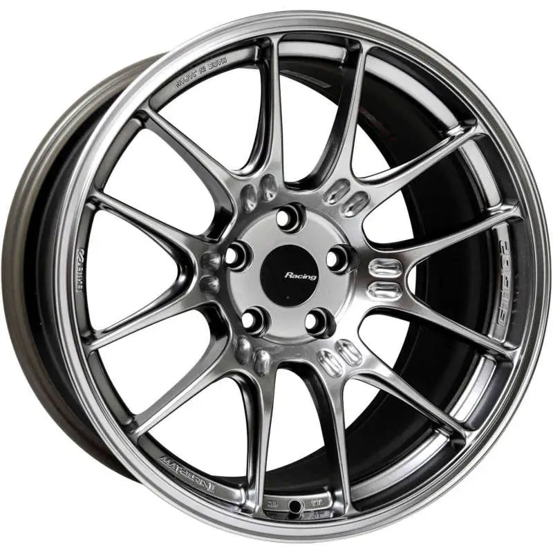 Silver Enkei GTC02 hyper silver wheel with multi-spoke design for your car upgrade