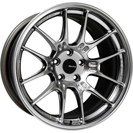 Silver Enkei GTC02 hyper silver wheel with multi-spoke design for your car upgrade