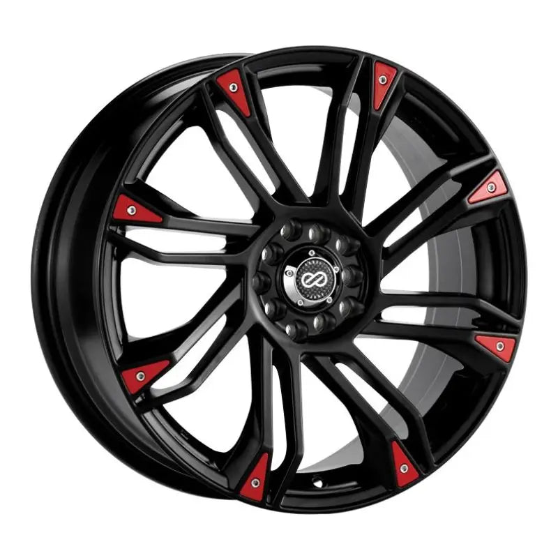 Enkei 448-770-0242BK Enkei GW8 17x7 5x100/114.3 42mm Offset 72.6 Bore Matte Black Wheel