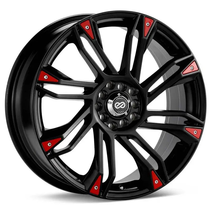 Enkei 448-770-0242BK Enkei GW8 17x7 5x100/114.3 42mm Offset 72.6 Bore Matte Black Wheel