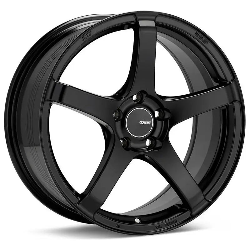 Enkei 476-885-6535BK Enkei Kojin 18x8.5 35mm Offset 5x114.3 Bolt Pattern 72.6mm Bore Dia Matte Black Wheel