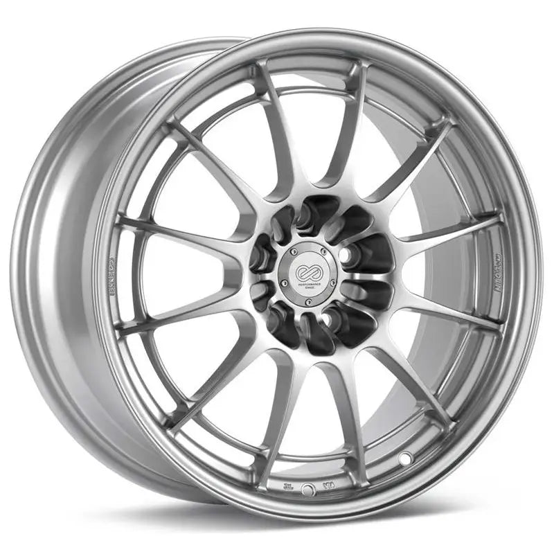 Enkei 3658856538SP Enkei NT03+M 18x8.5 5x114.3 38mm Offset 72.6mm Bore Silver Wheel G35/350z - 3658856538SP