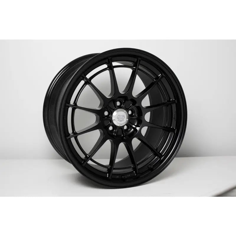 Enkei 3658958040BK Enkei NT03+M 18x9.5 5x100 40mm Offset Black Wheel (Min Order Qty 40) - 3658958040BK