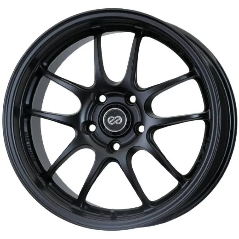 Enkei 460-790-6560BK Enkei PF01SS 17x9 5x114.3 60mm Offset 75mm Bore Diameter Silver Wheel
