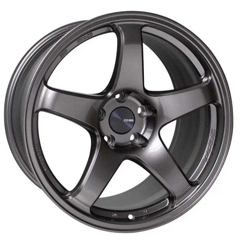 Enkei 527-895-6538DS Enkei PF05 18x9.5 5x114.3 38mm Offset 75mm Bore Dark Silver Wheel