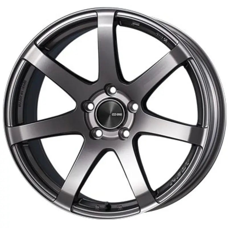 Enkei 490-895-6540DS Enkei PF07 18x9.5 5x114.3 40mm Offset Dark Silver Wheel