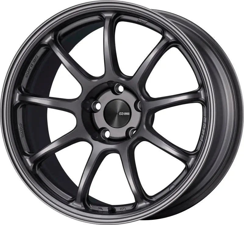 Enkei PF09 17x9 5x114.3 45mm Offset 75mm Bore Dark Silver Wheel - Truck & Automotive