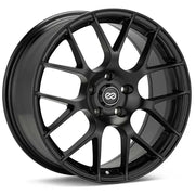 Enkei 467-880-6545BK Enkei Raijin 18x8 45mm Offset 5x114.3 Bolt Pattern 72.6 Bore Dia Matte Black Wheel