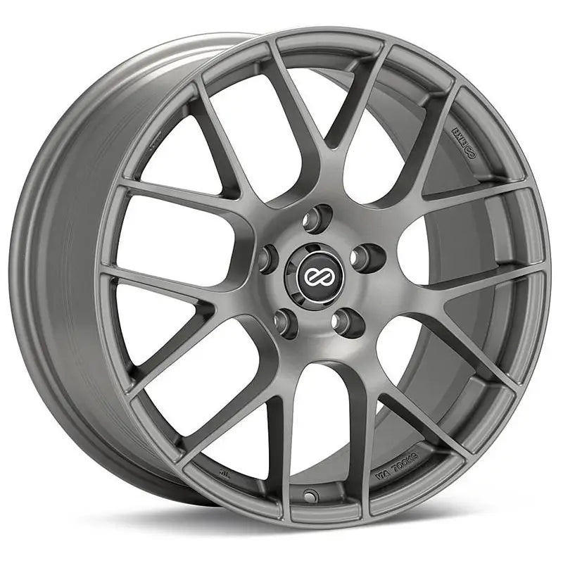 Enkei 467-985-4442BK Enkei Raijin 19x8.5 42mm Offset 5x112 Bolt Pattern 72.6 Hub Bore Black Wheel
