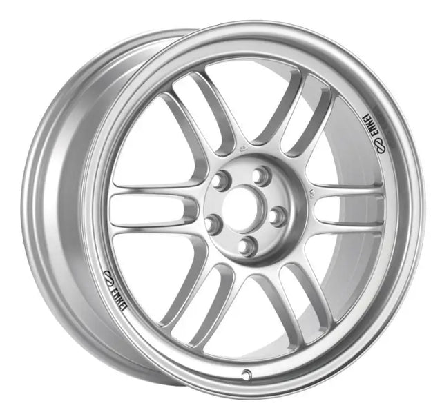 Enkei RPF1 17x7 4x100 35mm Offset 73mm Bore Silver Wheel Miata 4-Lug / 02-06 Mini - Truck & Automotive