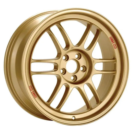 Enkei RPF1 17x8 5x114.3 45mm Offset 73mm Bore Gold Wheel 05-07 STI/06-10 Civic Si - Truck & Automotive