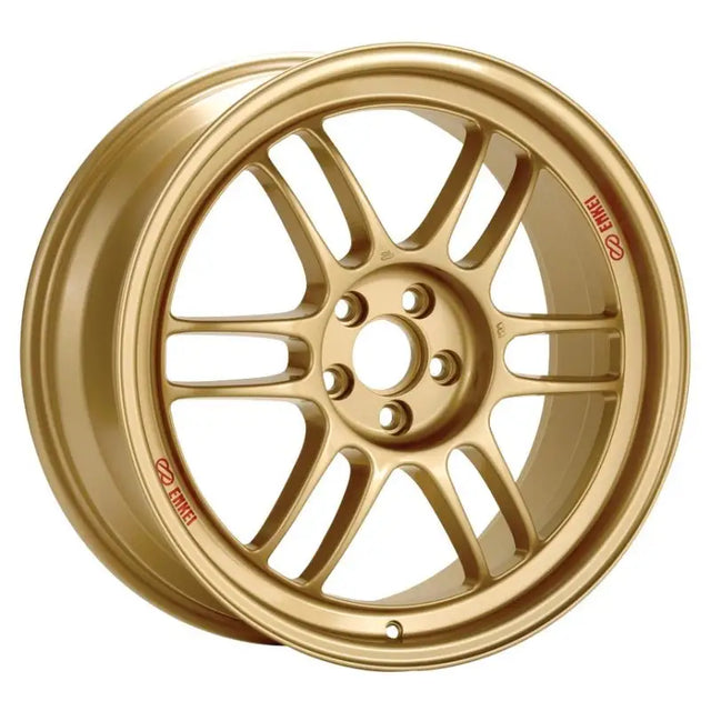 Enkei RPF1 17x8 5x114.3 45mm Offset 73mm Bore Gold Wheel 05-07 STI/06-10 Civic Si - Truck & Automotive