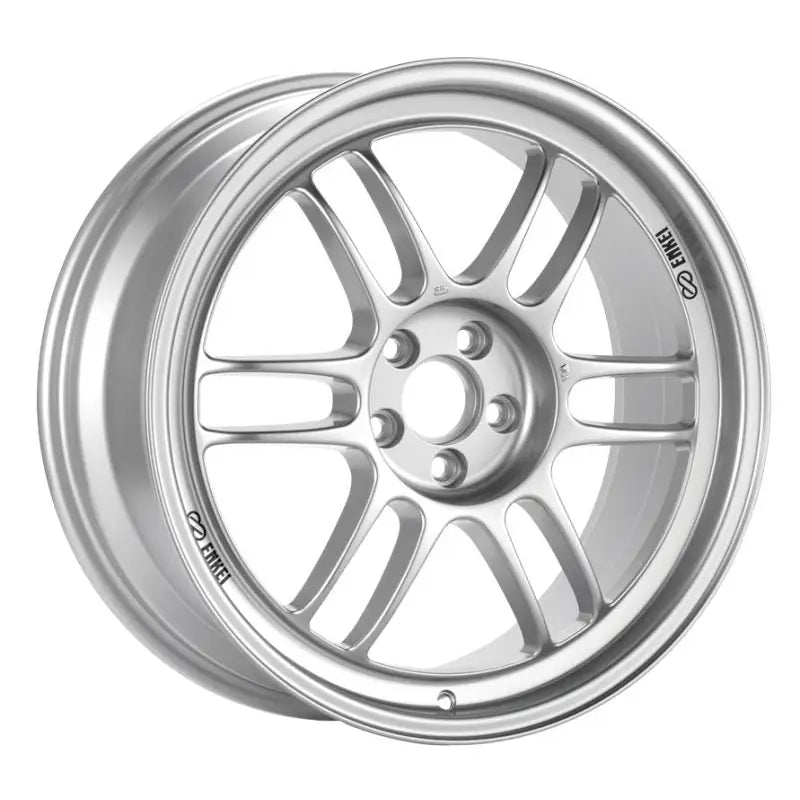 Enkei 3798754448SP Enkei RPF1 18x7.5 5x112 48mm Offset 73mm Bore Silver Wheel - 3798754448SP