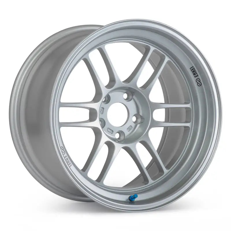 Enkei RPF1RS 18x10.5 5x114.3 0mm Offset 75mm Bore Silver Wheel - Truck & Automotive