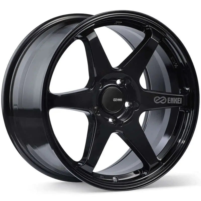 Enkei 539-880-8045BK Enkei T6R 18x8 45mm Offset 5x100 Bolt Pattern 72.6 Bore Matte Bronze Wheel