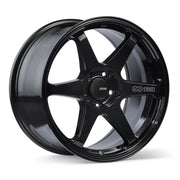 Enkei 539-895-6538BK Enkei T6R 18x9.5 38mm Offset 5x114.3 Bolt Pattern 72.6 Bore Matte Black Wheel
